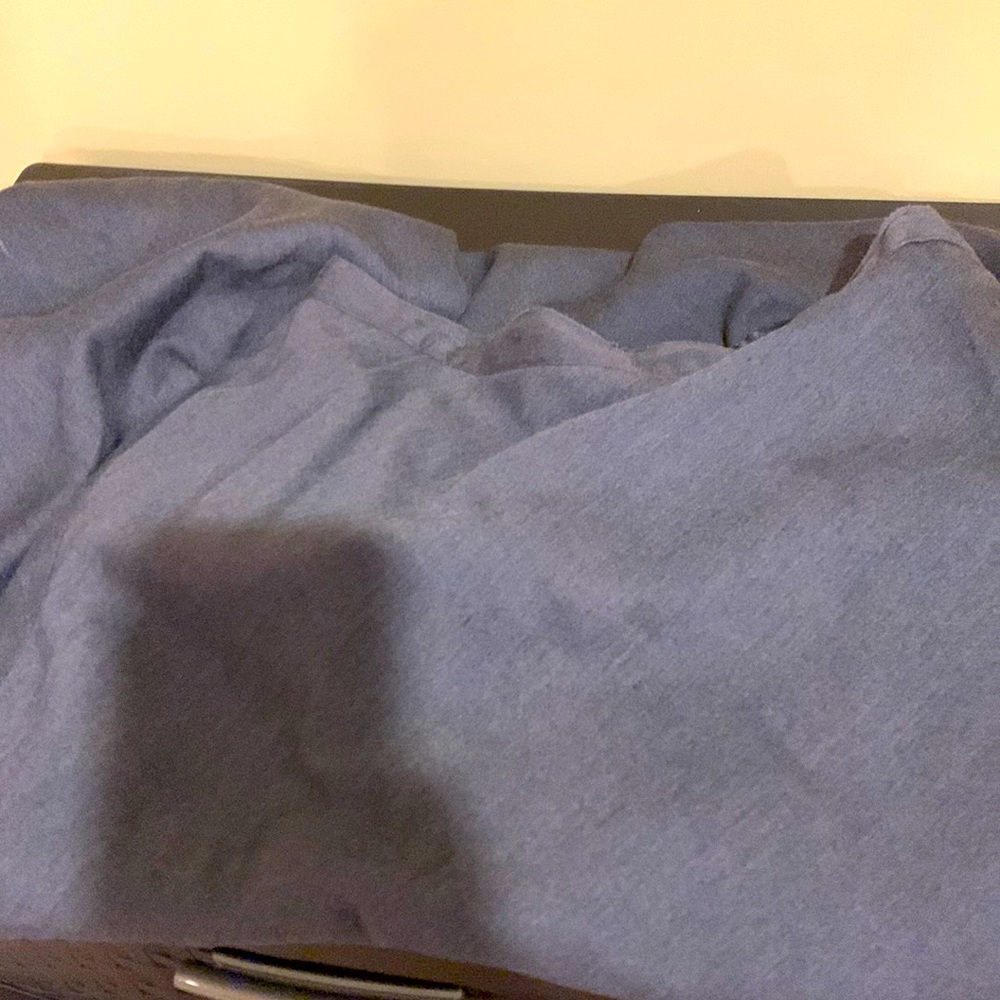 Grey elastic waistband skirt